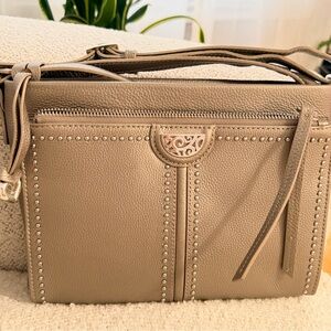 Brighton Taupe Crossbody Bag
